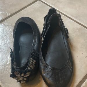 Tory Burch Black Women's Flats